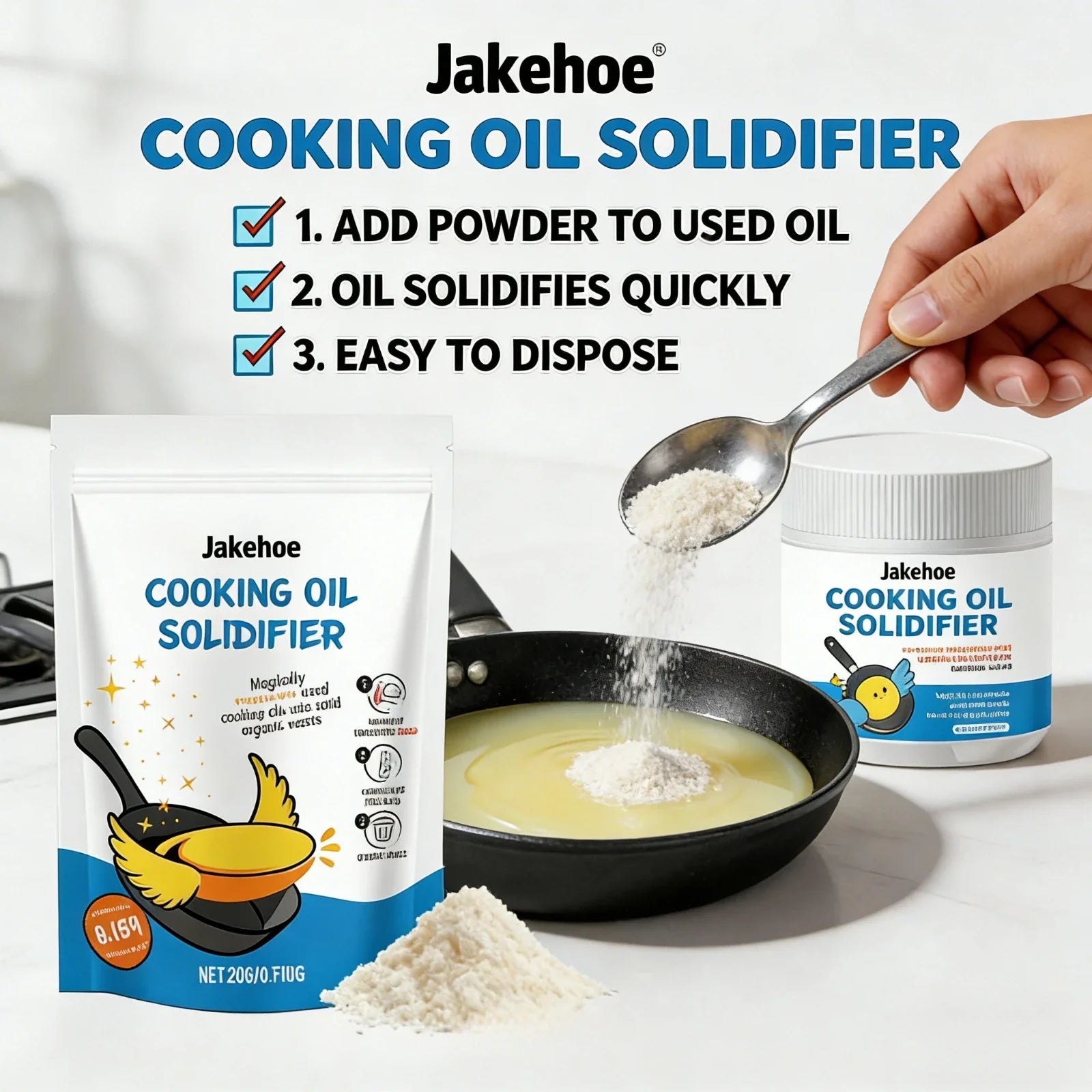 Easy Cooking Oil Solidifier Powder