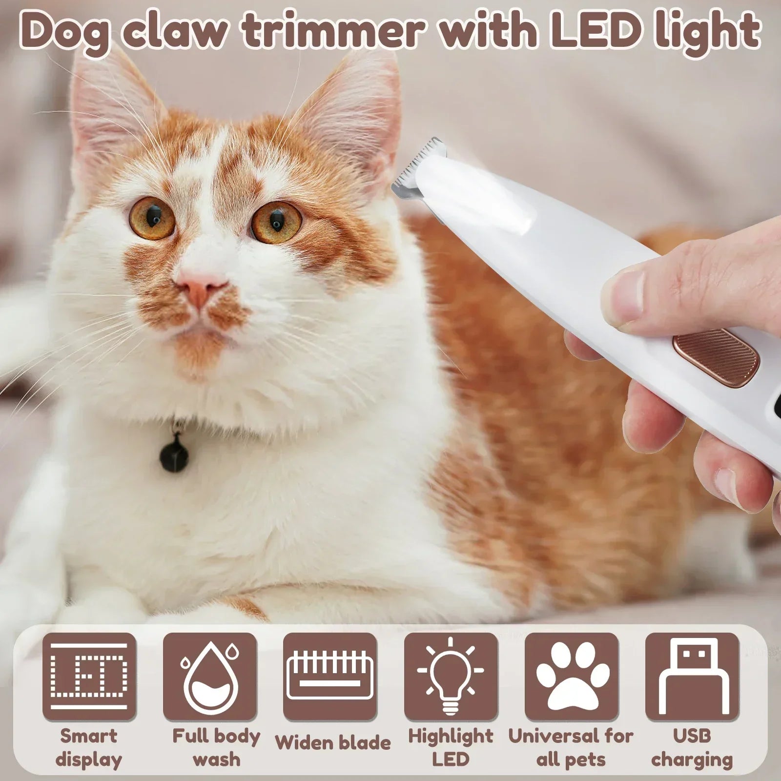 LED Pet Hair Trimmer